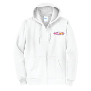 Kakazzy Full Zip Hoodie White – kakazzy